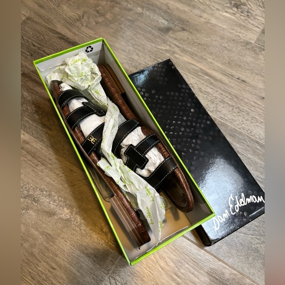 Sam Edelman Bay Slide Sandals in Black Size 9 vacation - Picture 3 of 7